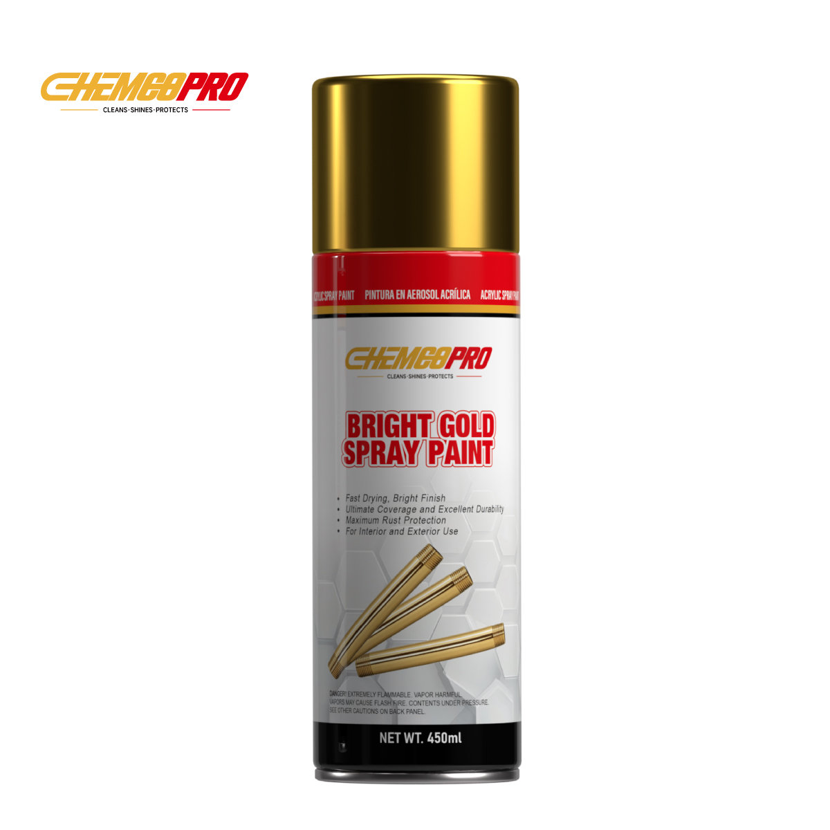 BRIGHT GOLD SPRAY PAINT