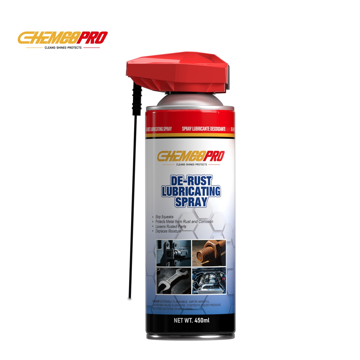 DE-RUST LUBRICATING SPRAY 