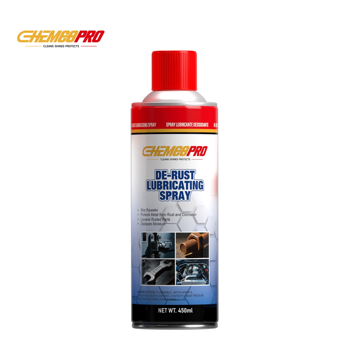 DE-RUST LUBRICATING SPRAY