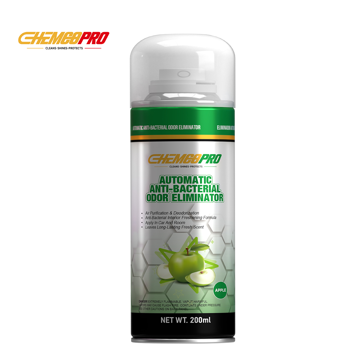 AUTOMATIC ANTI-BACTERIAL ODOR ELIMINATOR/APPLE