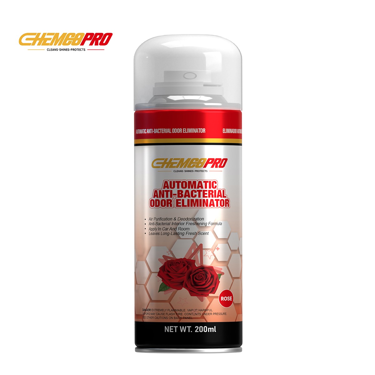 AUTOMATIC ANTI-BACTERIAL ODOR ELIMINATOR/ ROSE