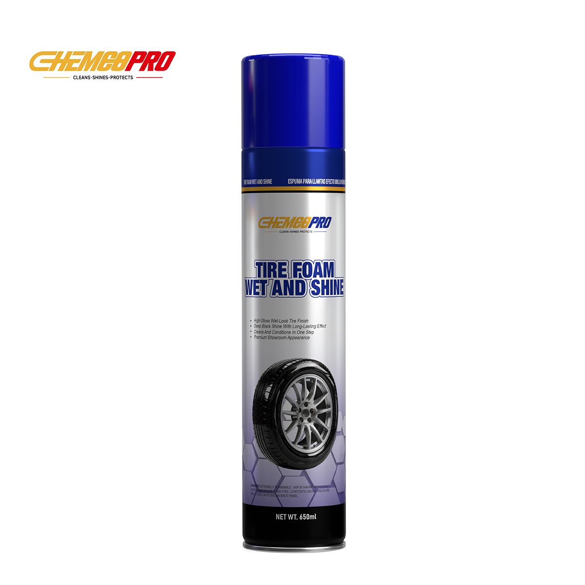 TIRE FOAM WET AND SHINE